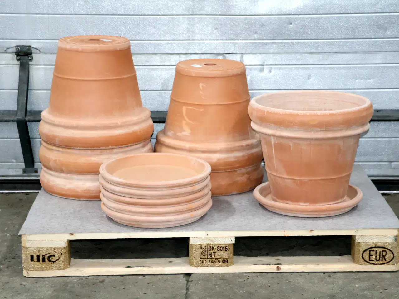 Billede 1 - 6 Stk Italienske Krukker Doppio Bordo m/underskåle