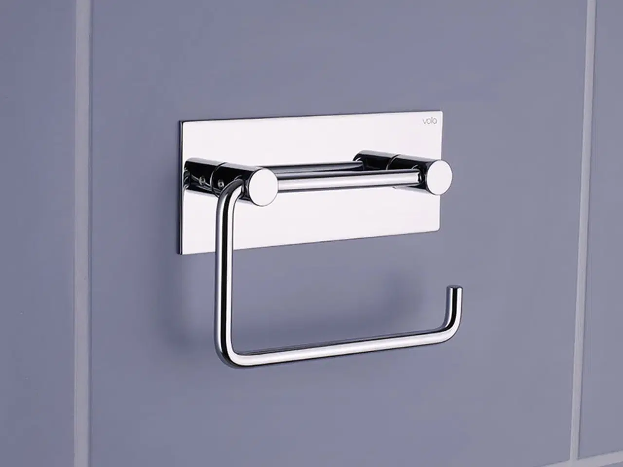 Billede 1 - Toiletrulleholder Vola T12 krom med bagplade