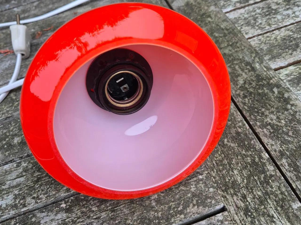 Billede 10 - Klassisk væglampe fra Holmegaard 