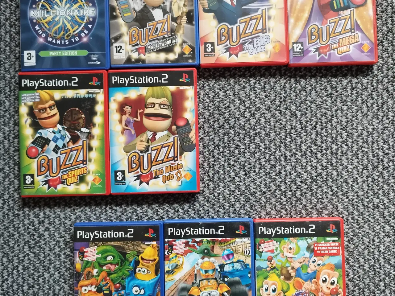 Billede 2 - PS 2 BUZZ SPILPAKKE