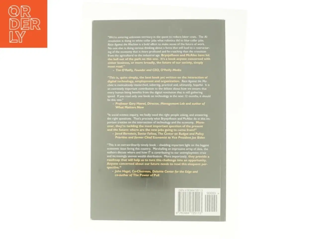 Billede 3 - Race Against the Machine: How the Digital Revolution Is Accelerating Innovation, Driving Productivity, and Irreversibly Transforming Employment and Th