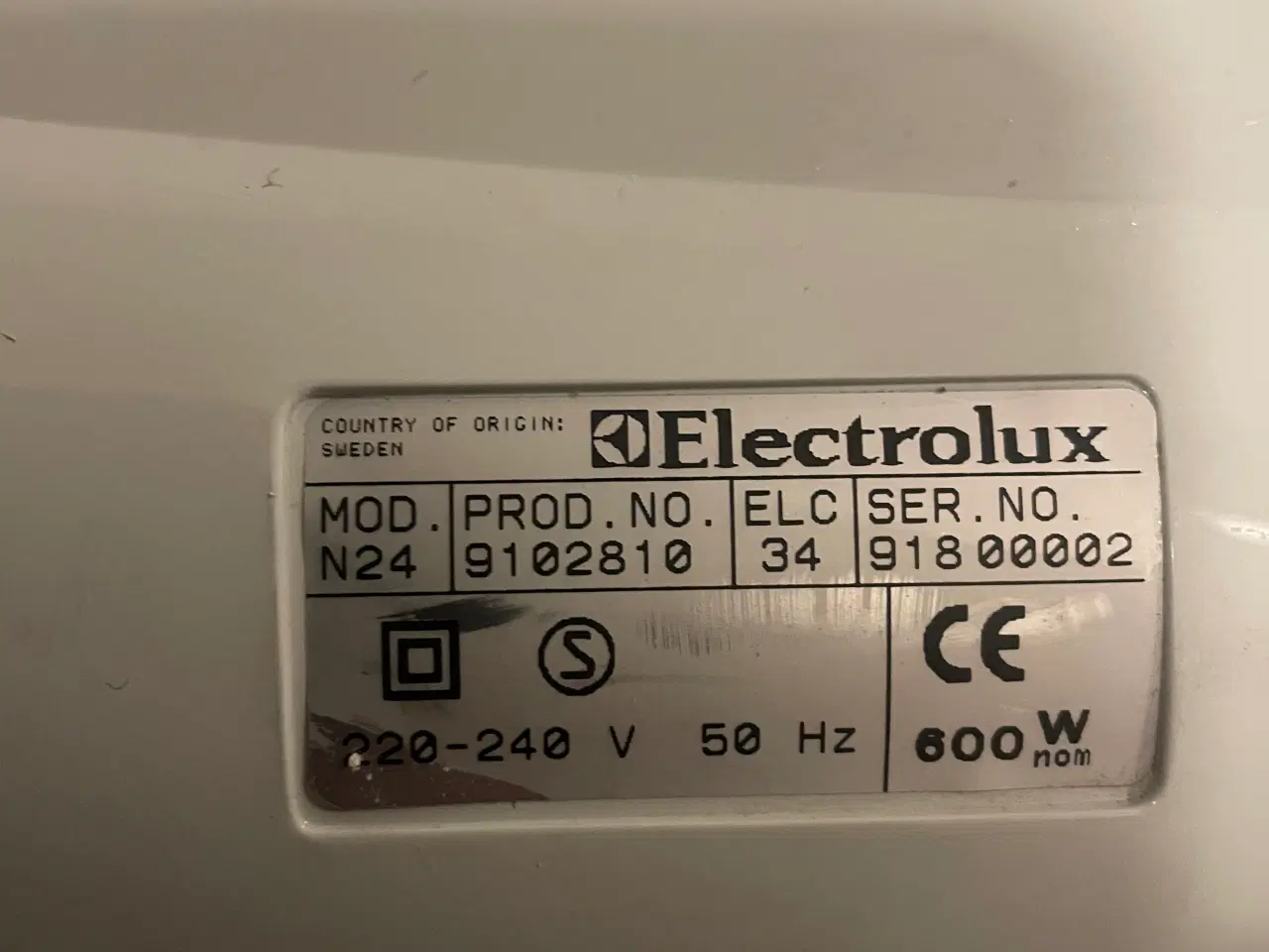 Billede 5 - røremaskine.  Electrolux 