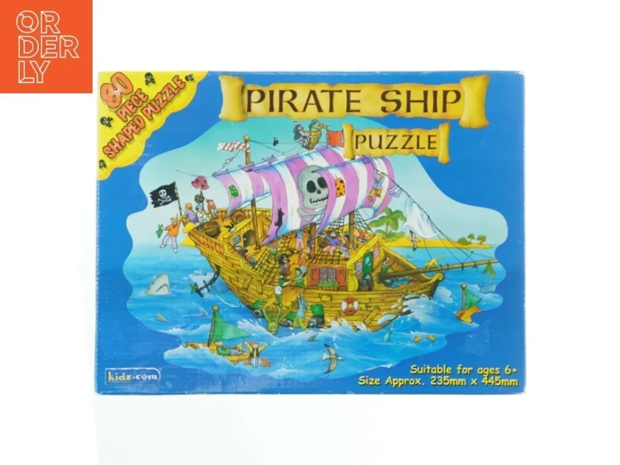 Billede 4 - Piratskibs puslespil fra Kidz (str. 31,5x23 cm)