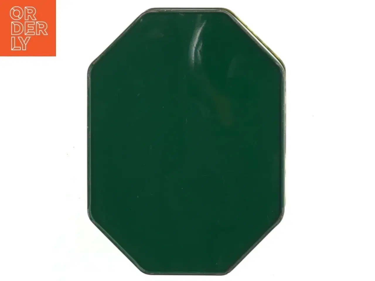 Billede 2 - Metaldåse med landskabsmotiv (str. 19,5 cm)