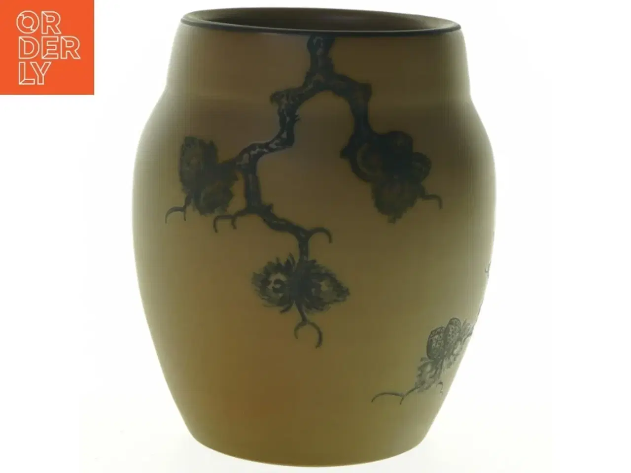 Billede 3 - Dekorativ vase med uglemotiv (str. 18 cm)