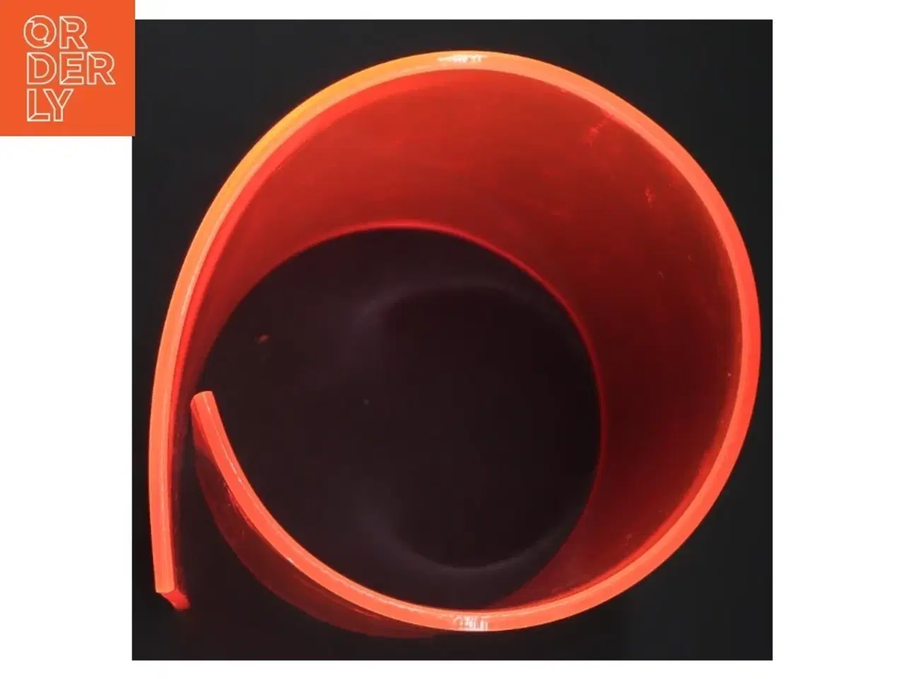 Billede 3 - Køkkenrulleholder i neonacryl (str. Ø 12x23,5 cm)