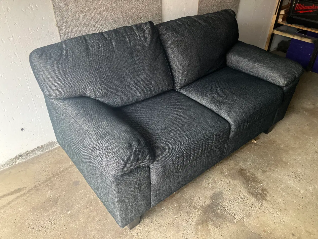 Billede 1 - Ny grå sofa 2 personer