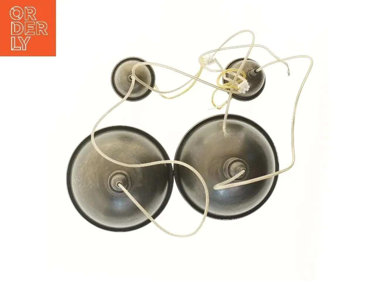 Billede 2 - Metal pendel lamper (str. Ø 25 cm)