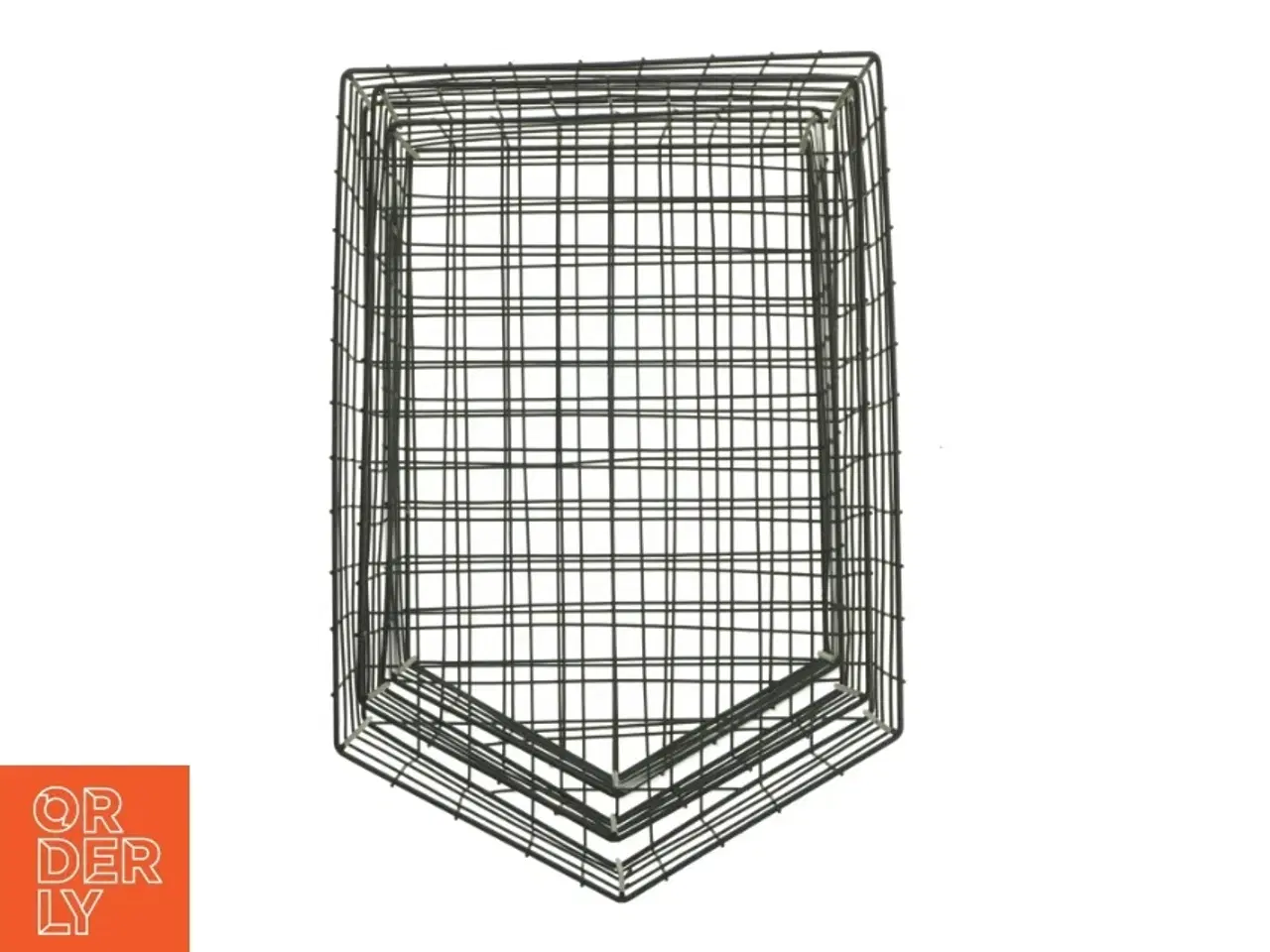 Billede 3 - Trådmetalkurve sæt (str. 3 styk. 31 x 20,5 cm. fireogtredve , 5 x. 23 cm. 37,5 x. 25,5 cm)