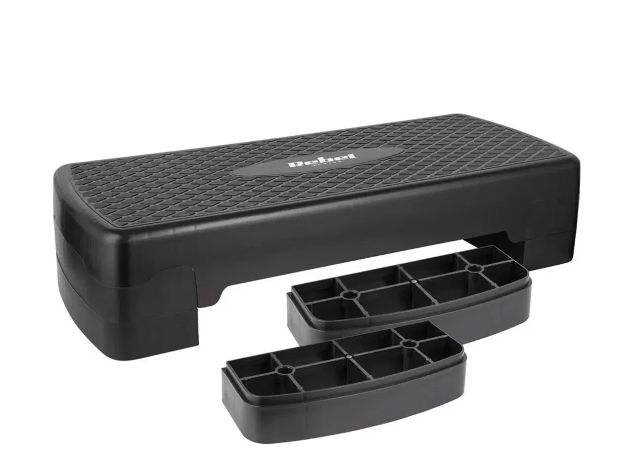 Billede 1 - Rebel ACTIVE fitness stepbænk – 3 niveauer, sort
