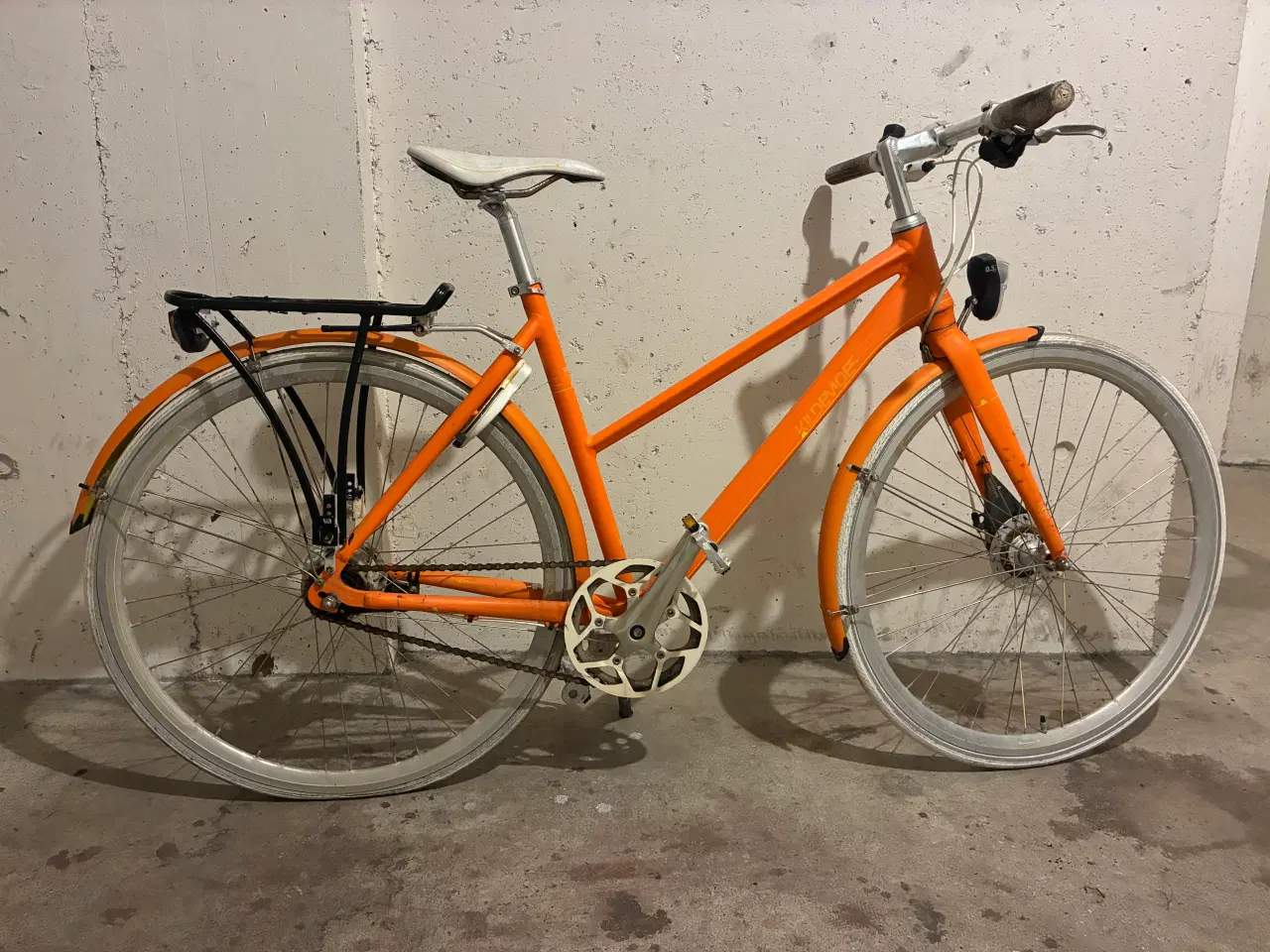 Billede 1 - Citybike, orange med 7 indvendige gear
