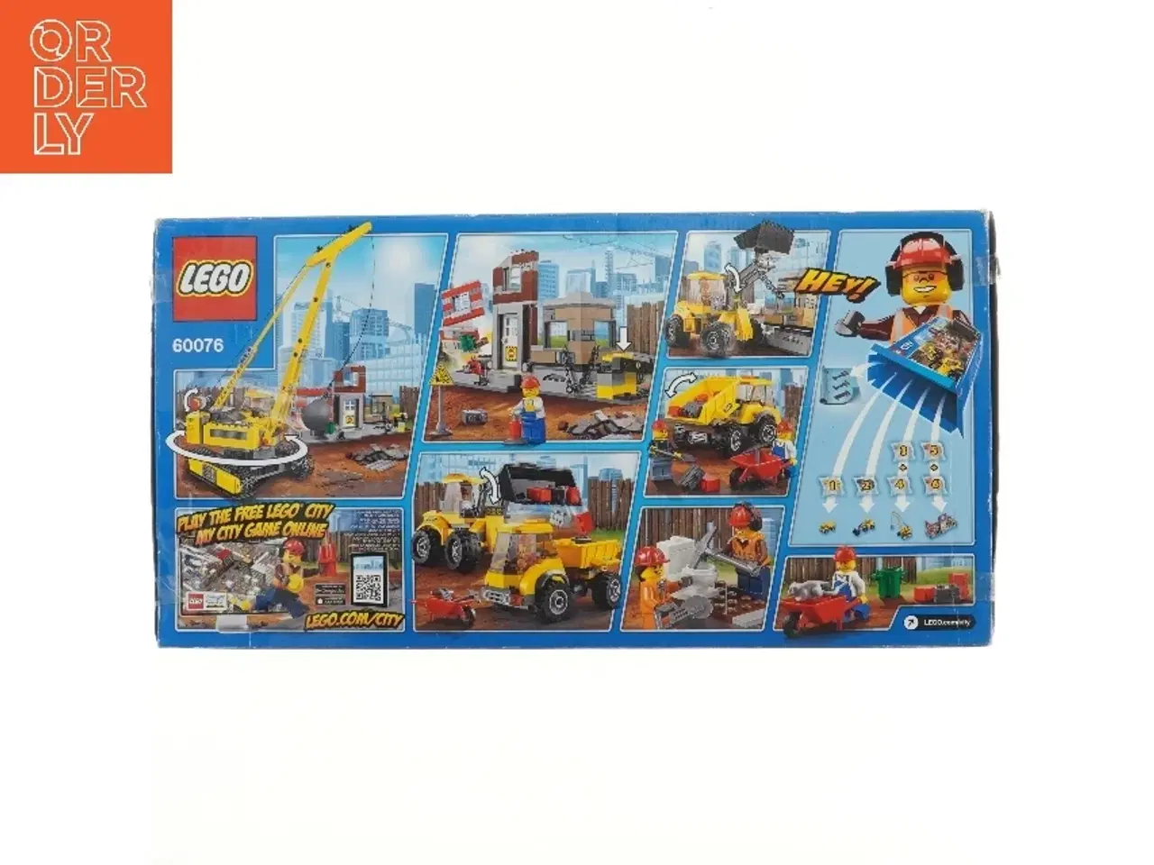 Billede 2 - LEGO City Byggeplads Set fra Lego (str. 53,5x27,5 cm)
