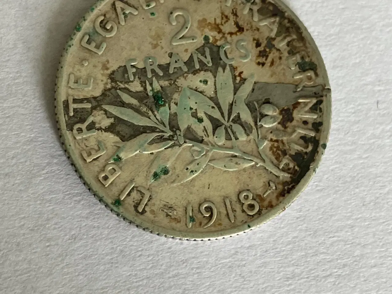 Billede 1 - 2 Francs France 1918