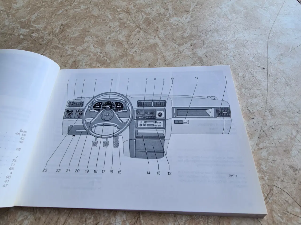 Billede 2 - Instruktionsbog  Opel  Vectra
