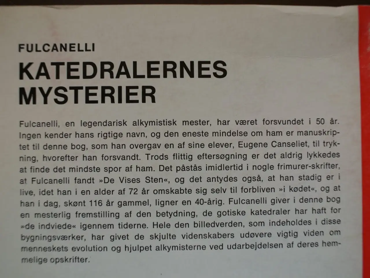 Billede 3 - katedralernes mysterier, af fulcanelli, emne: ande