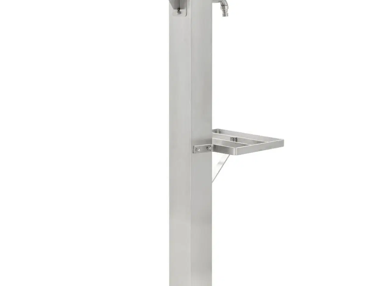 Billede 4 - Vandsøjle til haven 95 cm rustfrit stål firkantet