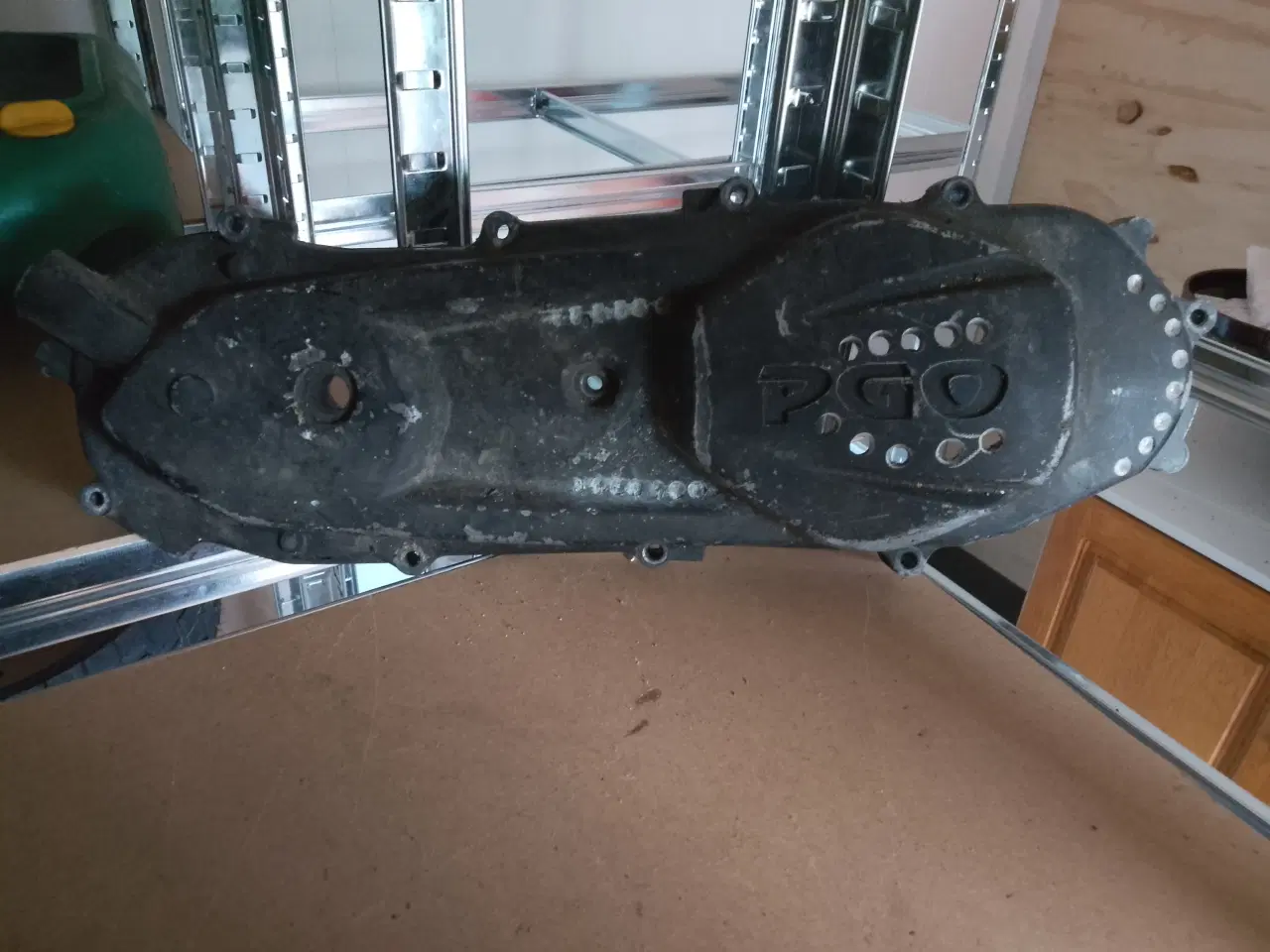 Billede 1 - Brugt originalt kickstarterskjold til pgo