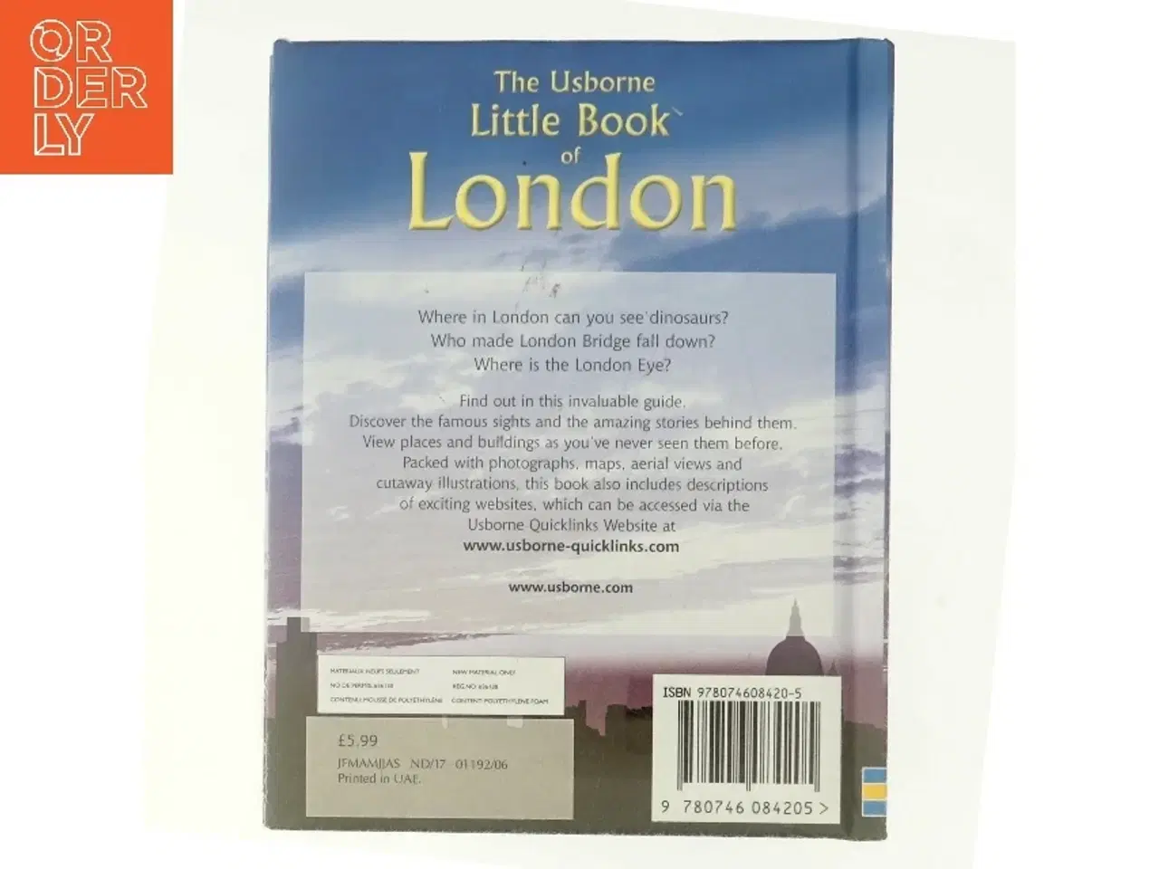 Billede 3 - The Usborne Little Book of London af Rosie Dickins (Bog)