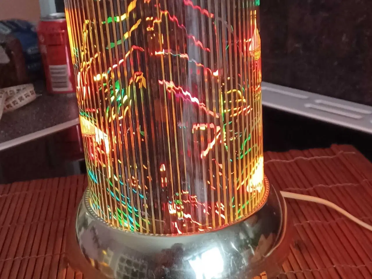 Billede 1 - RETRO ROTERENDE LAMPE.