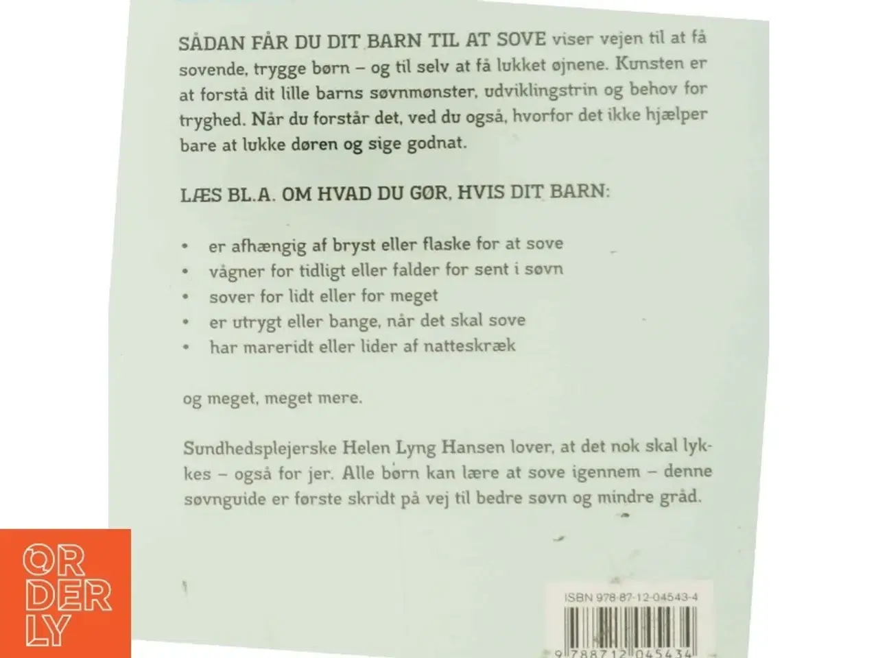 Billede 3 - Sådan får du dit barn til at sove af Helen Lyng Hansen (Bog)