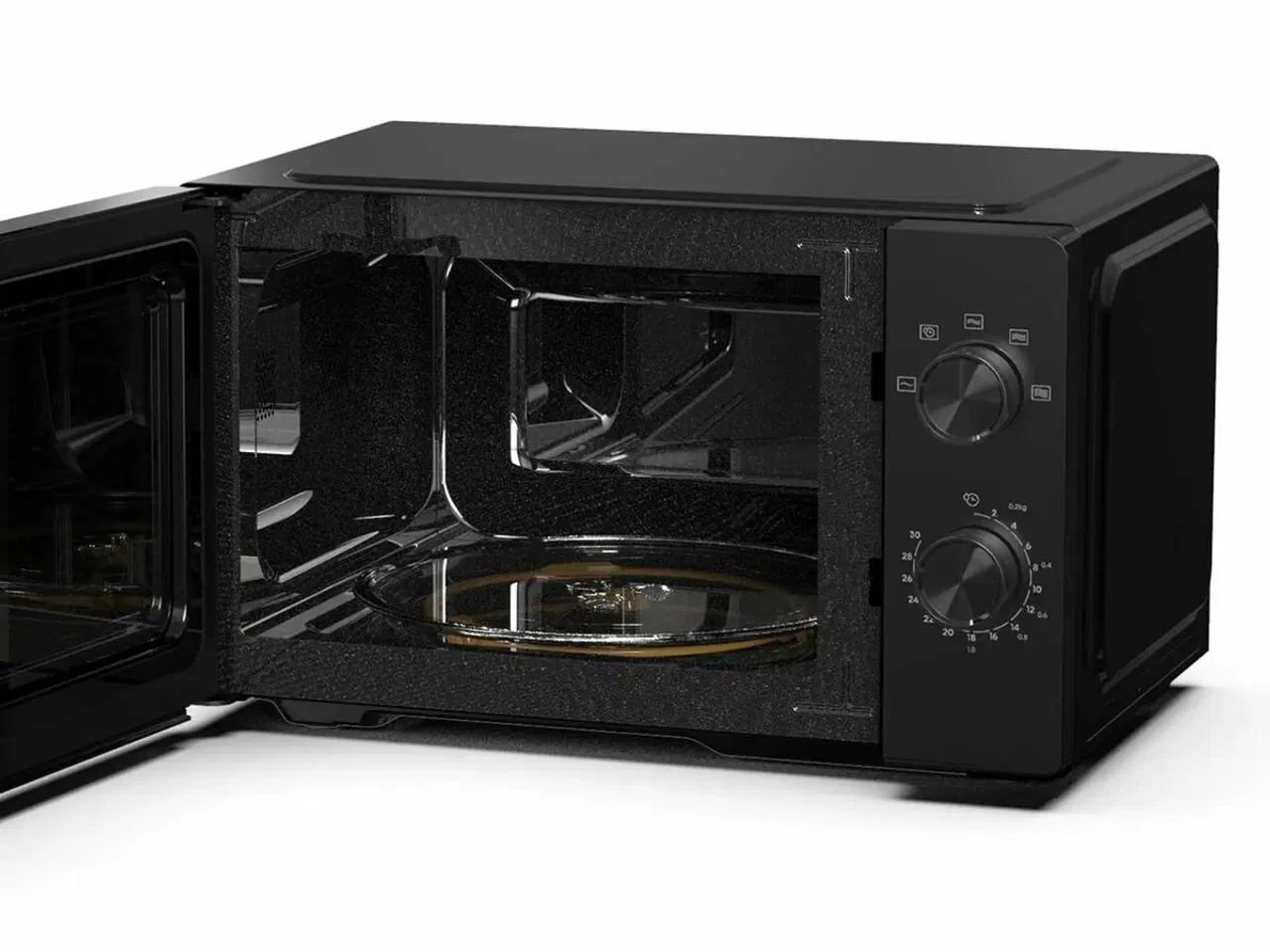 Billede 6 - Mikrobølgeovn Hisense H20MOBP1HI 20 L - Sort, 700 W