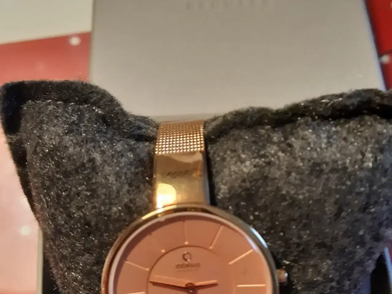 Billede 5 - Obaku sol i rosegold med mesh lænke.
