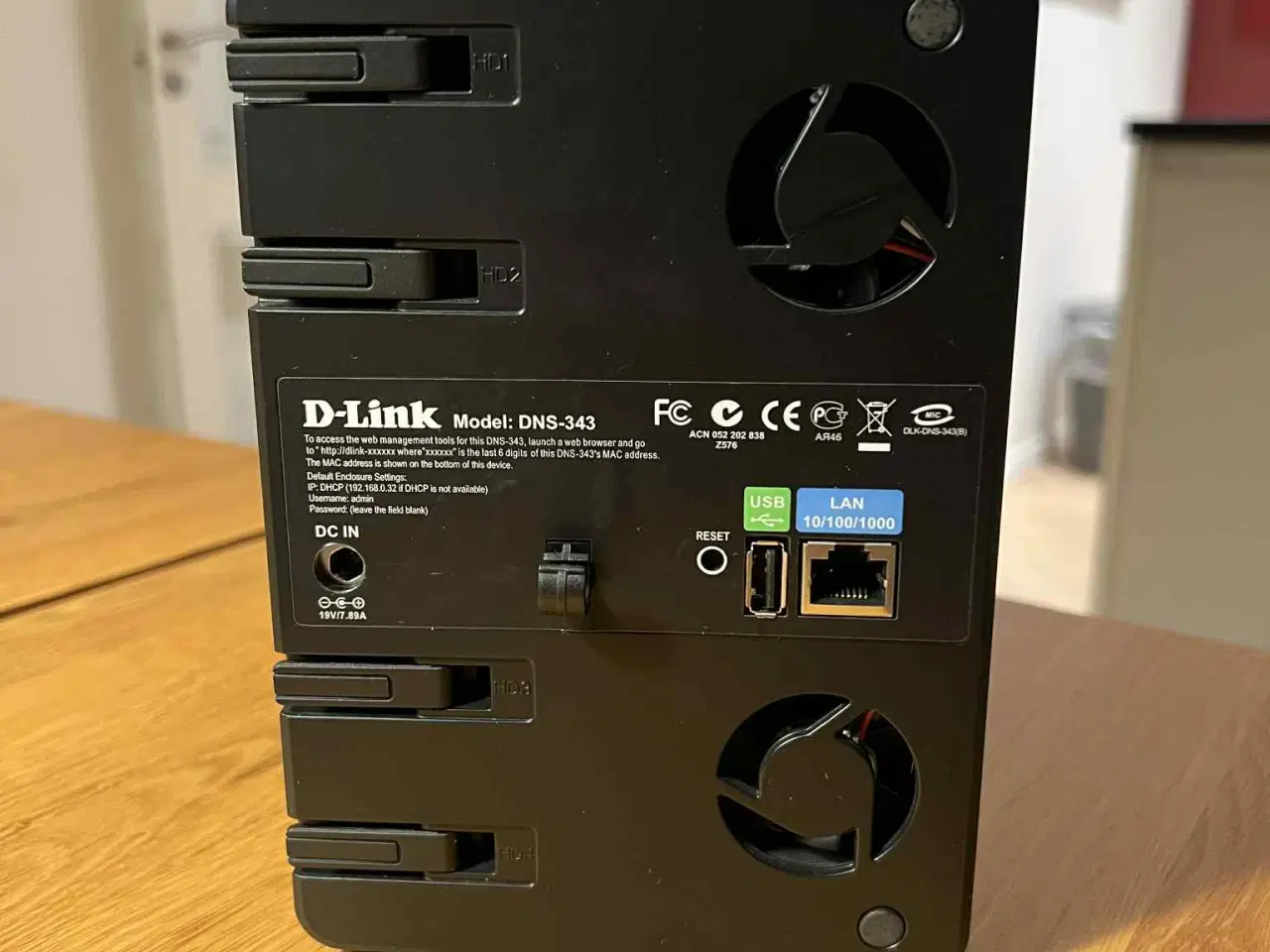 Billede 3 - D-link DNS-343 Server