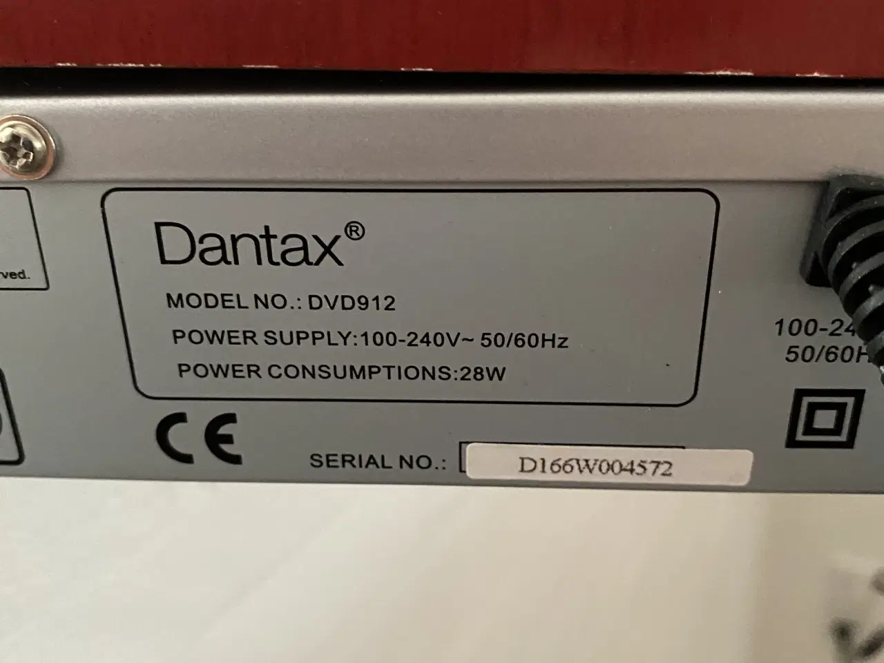 Billede 1 - DVD Dantax - testet - med fjernbetjening