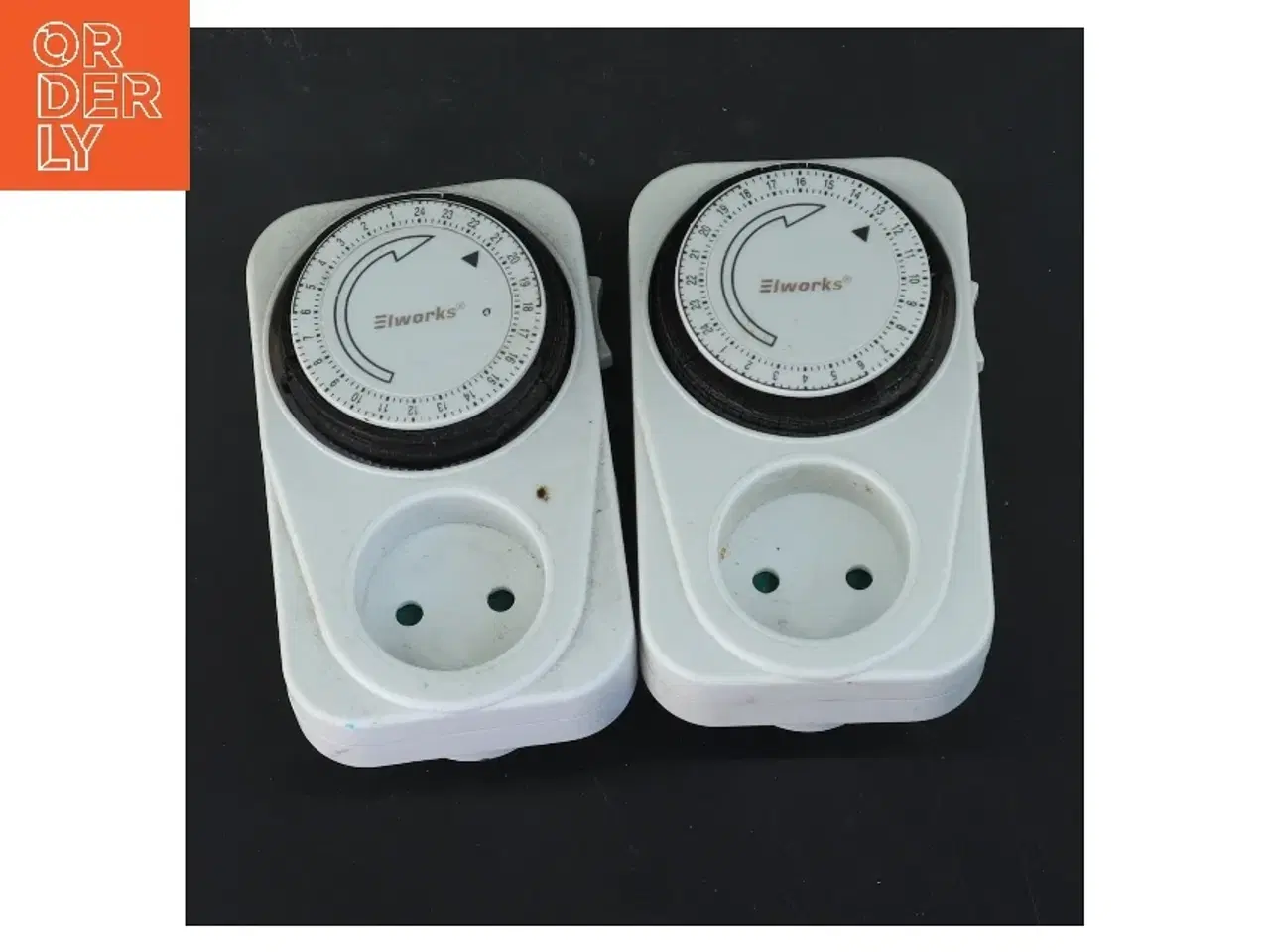 Billede 1 - 2 stk nye 24-timers tidsafbrydere fra Elworks (str. 2 stk 12,5x7 cm)