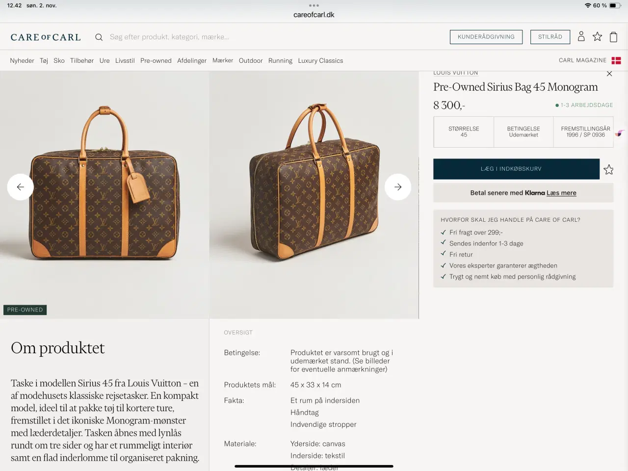 Billede 5 - Louis Vuitton Sirius 45 rejsetaske/Kuffert.