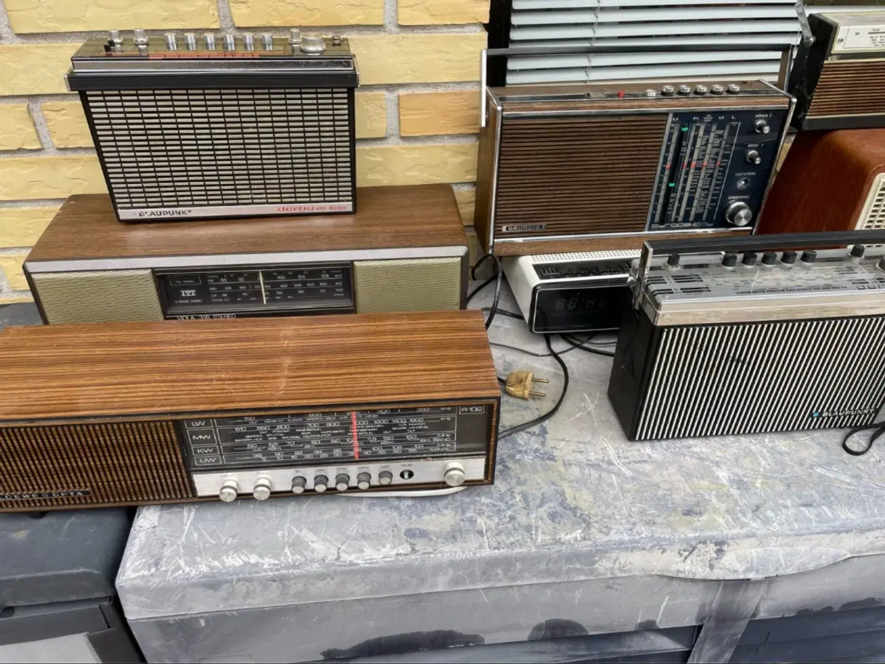 Billede 1 - 10 stk Vintage radioer 