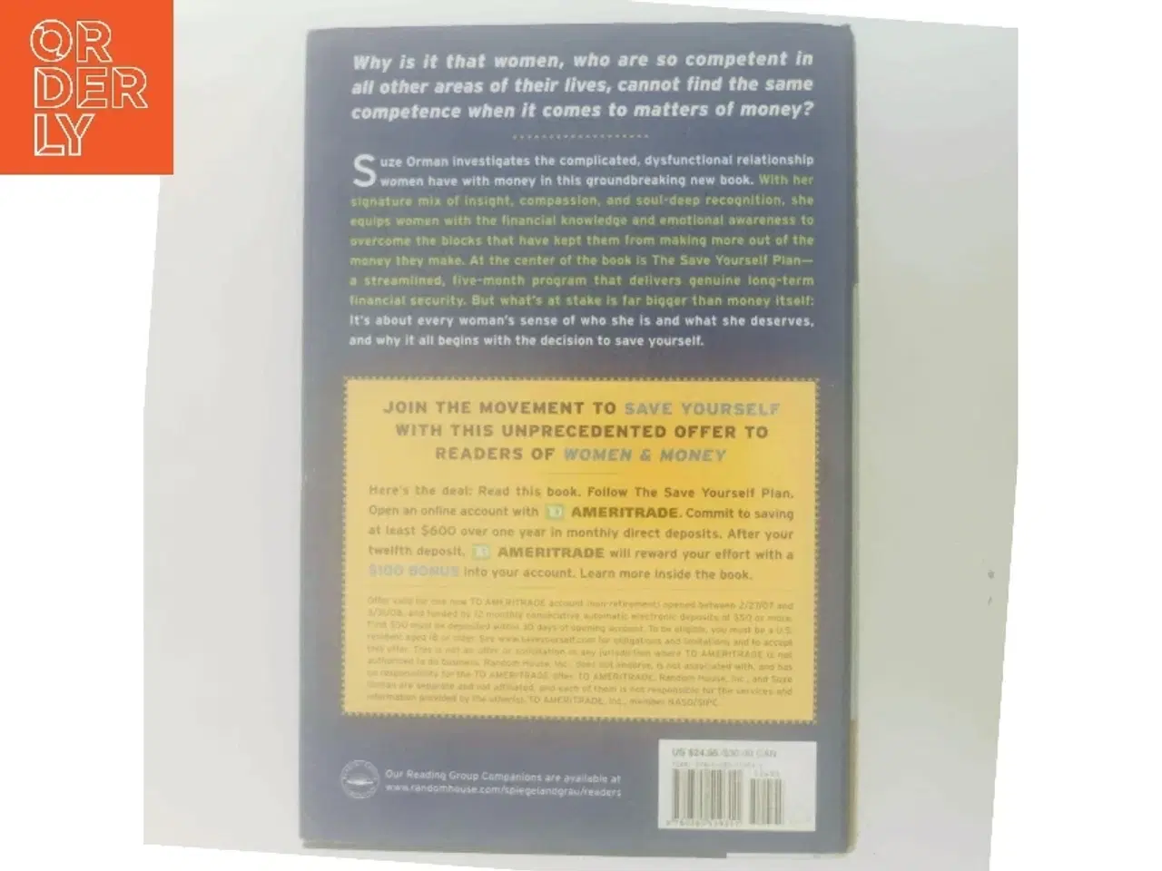 Billede 3 - Women & money : owning the power to control your destiny af Suze Orman (Bog)