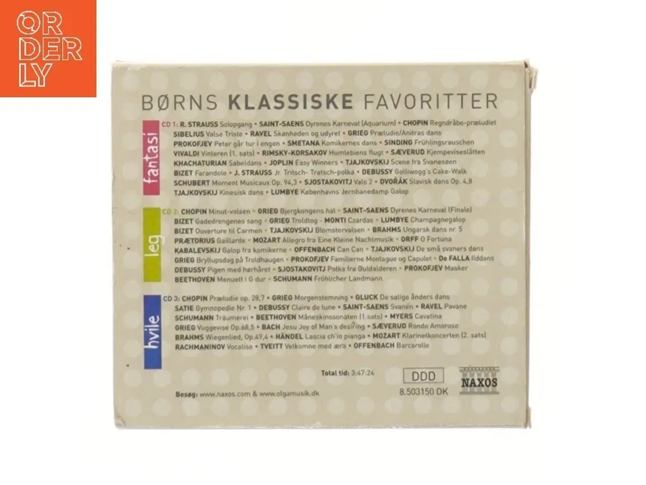 Billede 3 - Børns Klassiske Favoritter CD-boks fra Naxos (str. 14x13 cm)