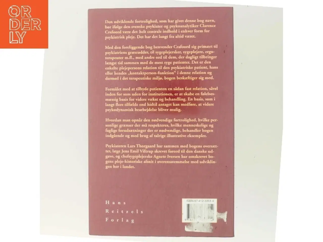 Billede 3 - Udviklende fortrolighed : tanker om kontaktperson-funktionen af Clarence Crafoord (Bog)