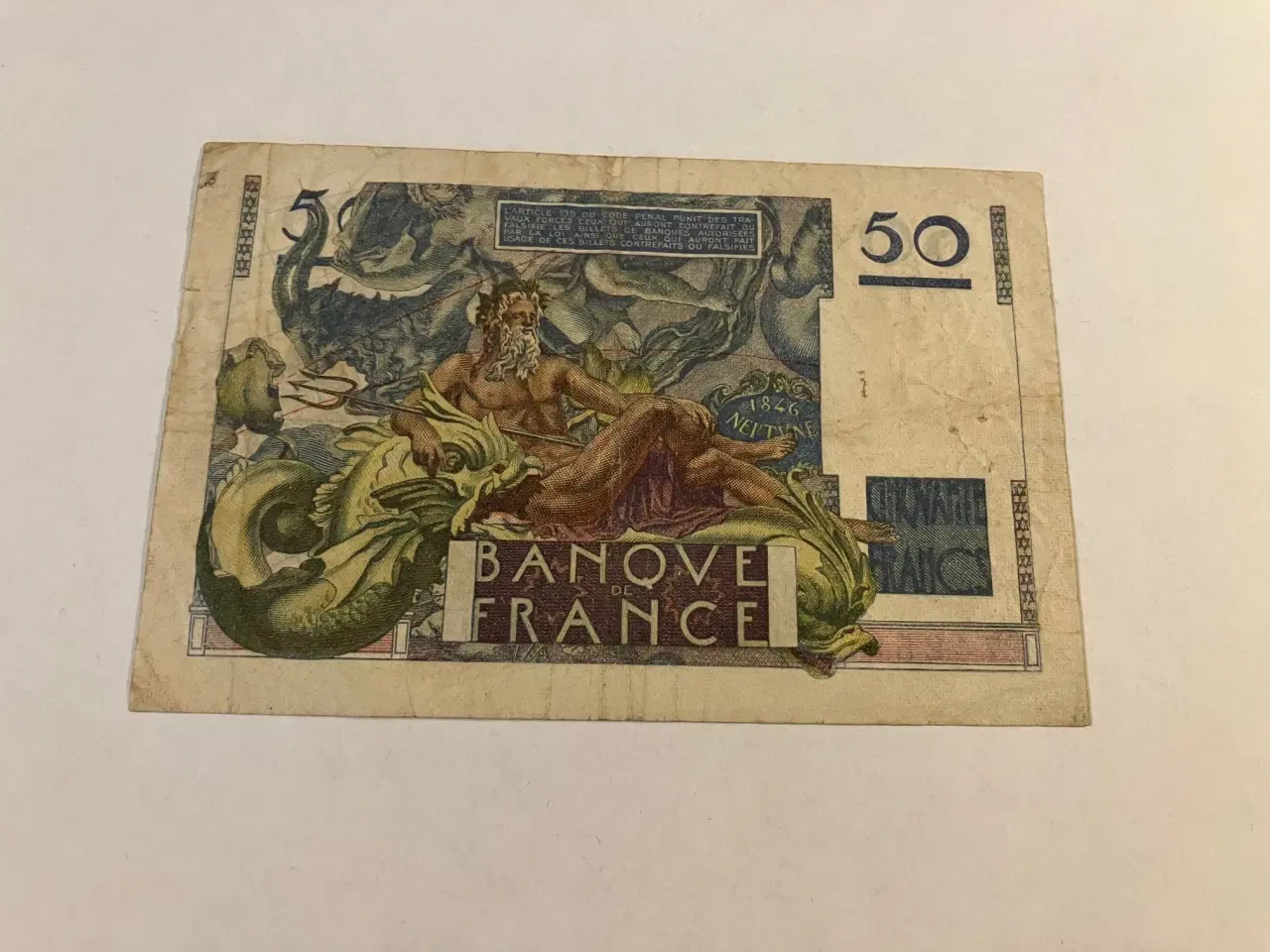 Billede 2 - 50 Francs 1947 France