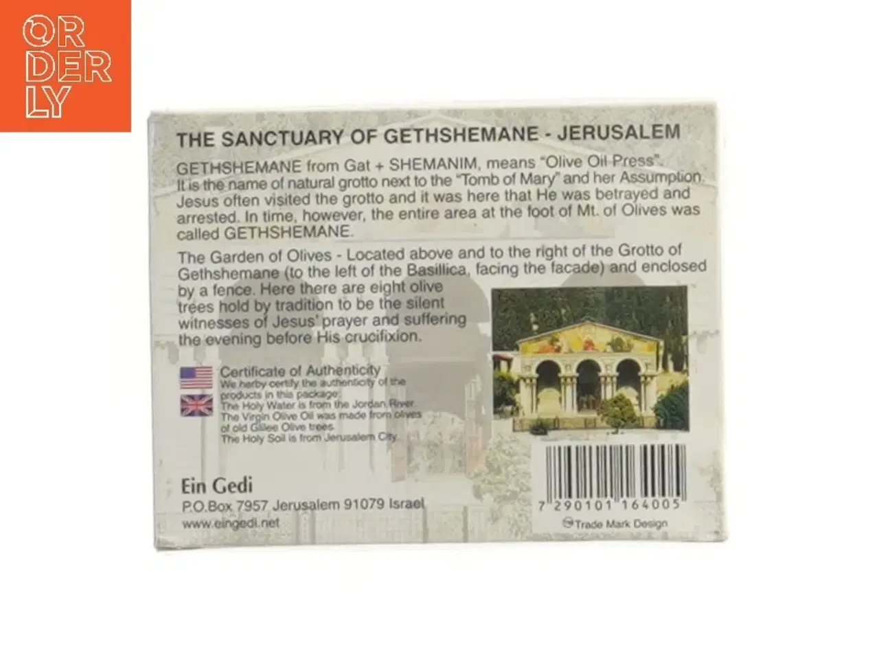 Billede 2 - Gethsemane souvenir sæt (str. 11x8,5 cm)