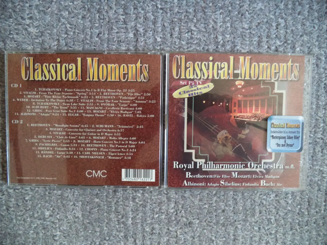 Billede 1 - Opsamling ** Classical Moments (2-CD)(6019-2)     