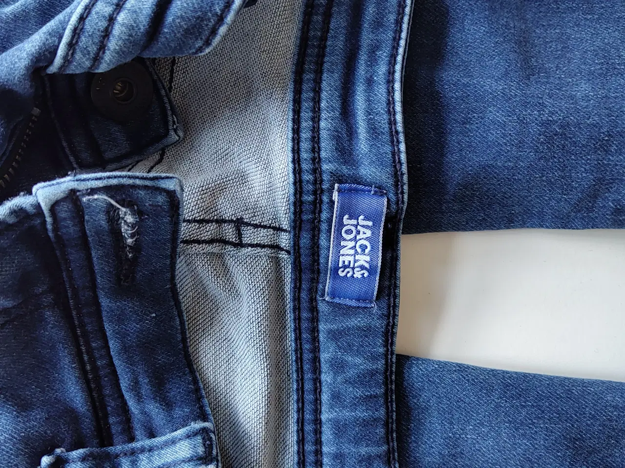 Billede 5 - Blå cowboybukser str.176