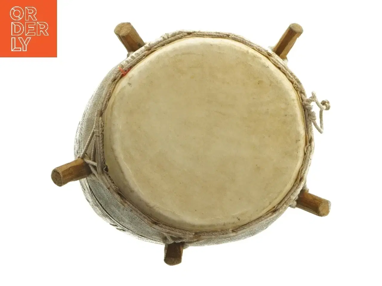 Billede 5 - Traditionel afrikansk tromme (str. 33 cm)