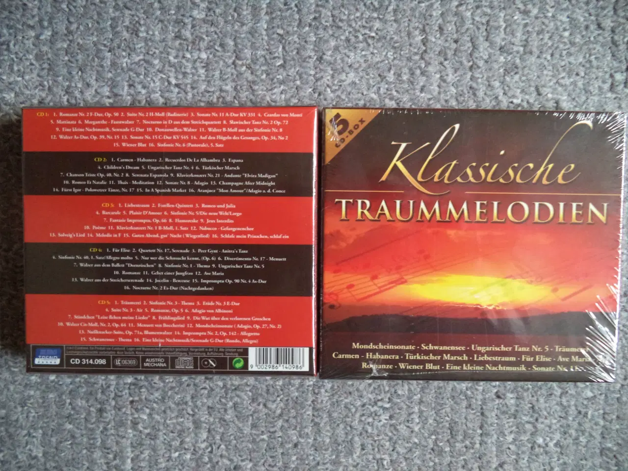 Billede 1 - Opsamling ** Klassische Traummelodien (5-CD-box)  