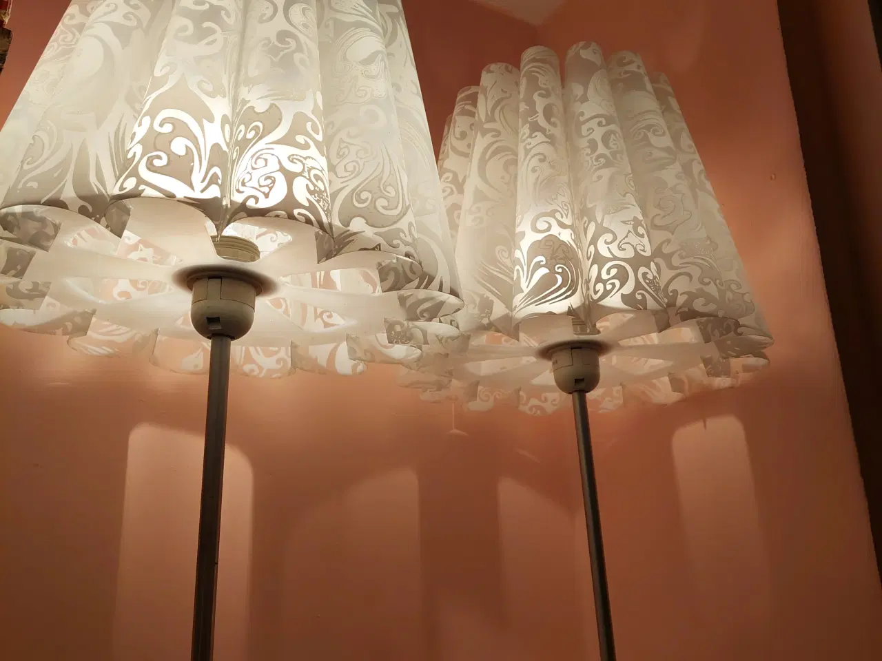 Billede 4 -  2 stk. Bordlampe i metal