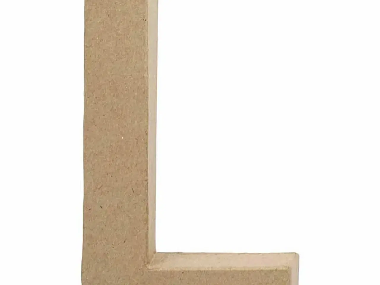 Billede 1 - Bogstav, L, H: 20,3 cm, B: 11,4 cm, tykkelse 2,5 cm, 1 stk.