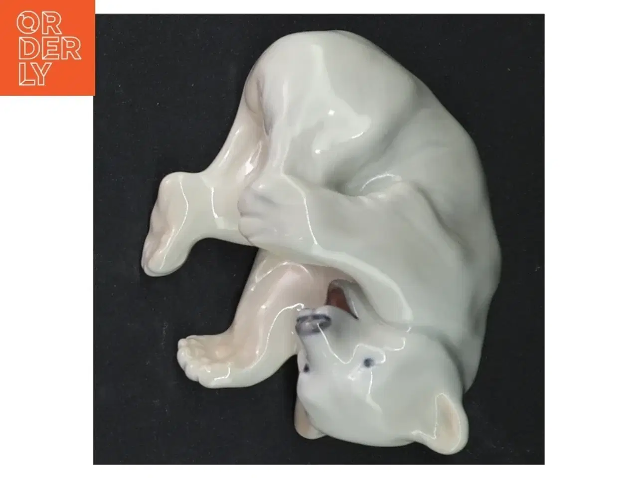 Billede 3 - Porcelænsfigur af legende isbjørneunge 729 fra Royal Copenhagen (str. 10 cm)