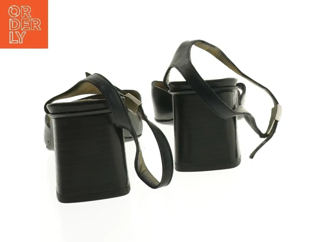 Billede 3 - Sorte damesandaler med rem fra Enzo Moreno (str. 39)