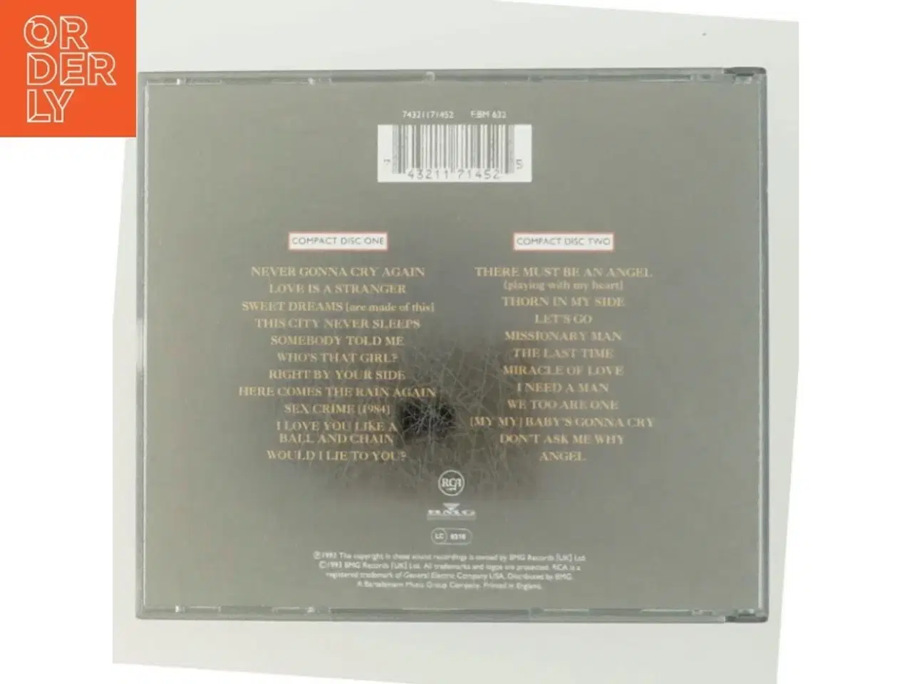 Billede 3 - Eurythmics Live 1983-1989 CD fra RCA