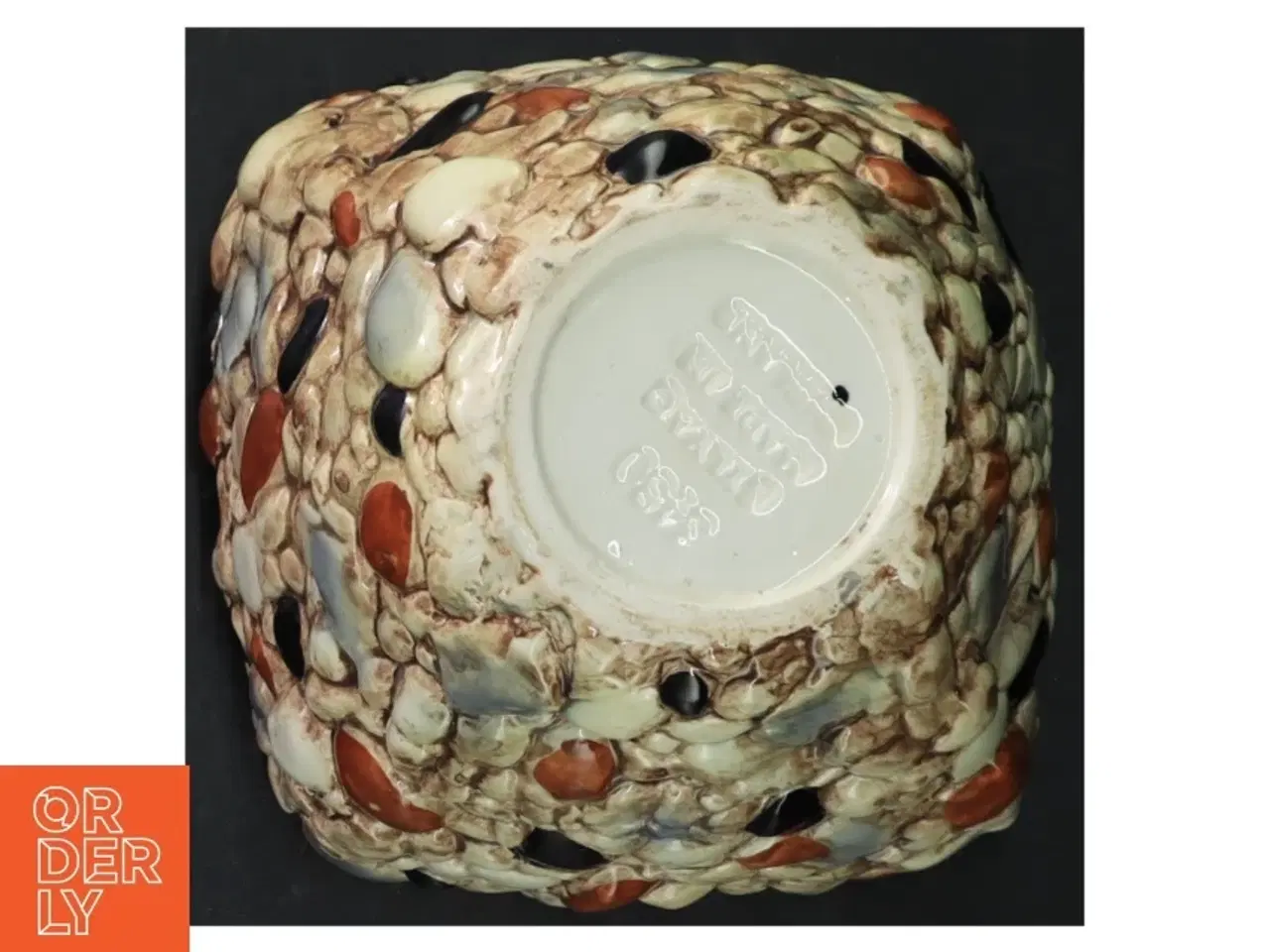 Billede 3 - 1960&#39;er Sylvac Keramikvase med sten relief