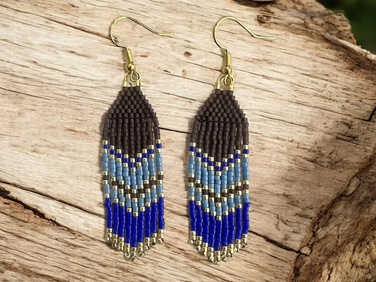 Billede 1 - Grønlandske øreringe, håndlavede