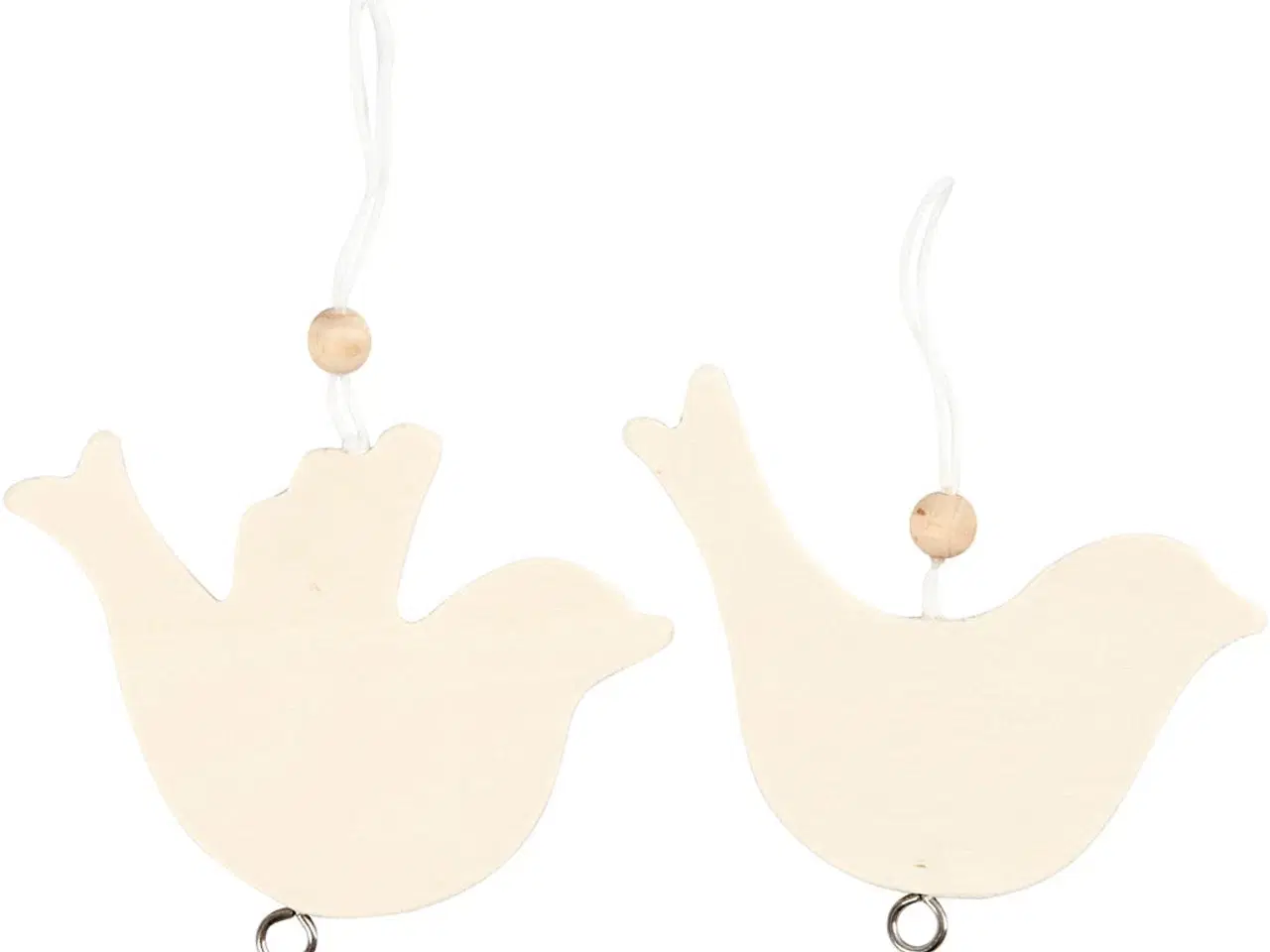 Billede 1 - Fredsdue Træfugl til Ophæng - 10 stk. i 2 Designs