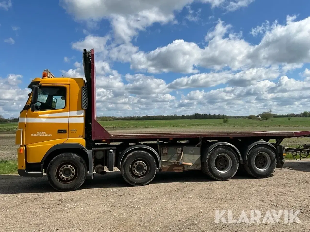 Billede 4 - Lastbil Volvo FH 480 forvogn + halmvogn