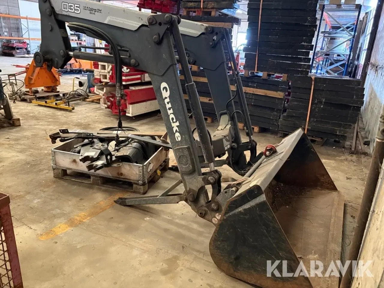 Billede 6 - Frontlæsser Quicke Q35 komplet med beslag